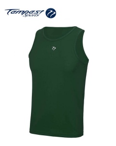 Tempest Dark Green Men's Training Vest